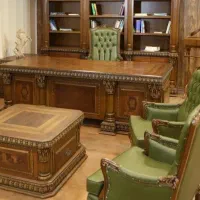 مبل اداری میز اداری کتابخانه کد۷۷۷۷