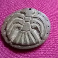 آویز یشم کهنه دوطرف نقش