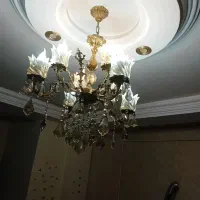 لوستر برنجی سالم در حد نو