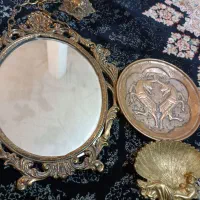 ایینه بشقاب زیر سیگاری مسی