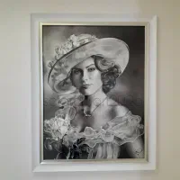 تابلو سیاه قلم