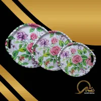 سینی گرد کنگره در۳سایز|ظروف سرو و پذیرایی|پاکدشت, خاتون آباد|دیوار