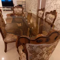 مبل استیل ۹ نفره +غذاخوری ۶ نفره
