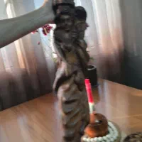 قلیون چوبی|کلکسیون اشیاء عتیقه|کرج, باغستان|دیوار