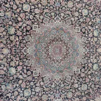 فرش ۶ متری دوتا جفت و یک تک رنگ و کناره ۳ متری|فرش|آران و بیدگل, |دیوار