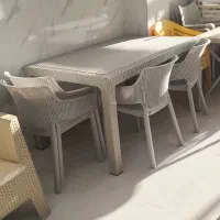 میزپلاستیکی صندلی پلاستیکی میزتاشو میزغذاخوری