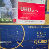 تلویزیون 55 اینچ دیواکی برند ژاپن با گارانتی شرکتی