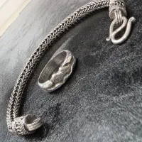 حلقه دستبند نقره
