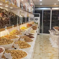 جام و ظرف آجیل و خشکبار و قفسه حبوبات ایستاده|فروشگاه و مغازه|رشت, چله خانه|دیوار