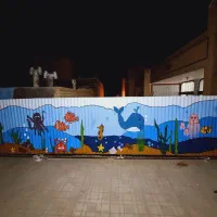 نقاشی دیواری مدارس،منازل ،کافه رستوران ها|خدمات پیشه و مهارت|اصفهان, مرداویج|دیوار