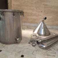گلابگیر ۱۸۰ لیتری تمام استیل ژاپنی|ظروف پخت‌وپز|قم, زنبیل آباد|دیوار