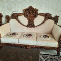فروش یک عدد میز ال سی دی و مبل راحتی و سلطنتی|مبلمان خانگی و میز عسلی|نوکنده, |دیوار