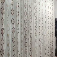 دوعدد پرده حریر شیک
