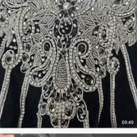 لباس مجلسی با دنباله کوتاه.تماما سنگ اتریشی .|لباس|تهران, بهار|دیوار