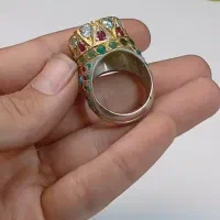 انگشتر نقره موزانایت|جواهرات|سنندج, |دیوار