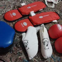 وسایل ورزشی کاراته میت دستکش روپایی ساق بند