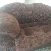 مبل ۷نفره چرم ومخمل درجه ۱|مبلمان خانگی و میز عسلی|شیراز, باغ تخت|دیوار