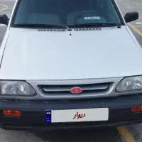 ماشین پراید نقره ای مدل 87