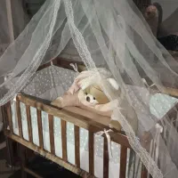گهواره مدل برنزتخت کنار مادر مدل برنز (تتولیدی)|تخت و صندلی بچه|تبریز, |دیوار