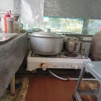 دو عدد کپسول و یک عدد گاز دو شعله سالم و تمیز