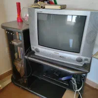 تلویزیون شهاب 21 اینچ و میز تلویزیون. مناسب باغ|تلویزیون و پروژکتور|ابهر, |دیوار