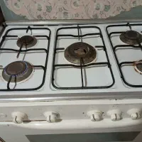 گاز ۵ شعله فروگرم کن وجوجه گردان بادرب شیشه ای|اجاق گاز و لوازم برقی پخت‌وپز|مشهد, موسوی قوچانی|دیوار
