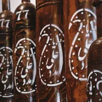 دمبل زورخانه‌ای،میل باستانی، چوب مقاوم(شرایط عالی|تجهیزات ورزشی|تبریز, |دیوار