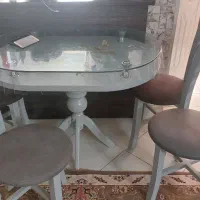 میز ناهار خوری ۴ نفره چوبی|میز و صندلی غذاخوری|تهران, هاشم‌آباد|دیوار