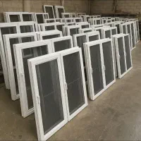 درو پنجره upvc وتوری پلیسه