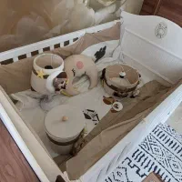 تخت کودک به همراه آکسسوری|تخت و سرویس خواب|کرمانشاه, |دیوار