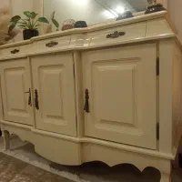 کنسول  سه درب با اینه بزرگ و جاکفشی دو درب ست|بوفه، ویترین، کنسول|تهران, گرگان|دیوار