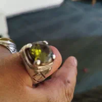 انگشتر زبرجد نیشابور شجر وشرف شمس