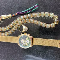 ست تسبیح آلمان انگشترو ساعت ضدآب