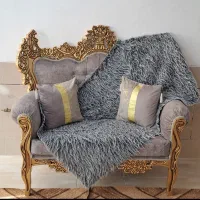 مبلمان استیل سلطنتی ۷ نفره با ناهار خوری ۶نفره