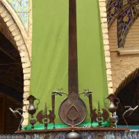 علم علامت تک تیغه باقدمت ویژه محرم