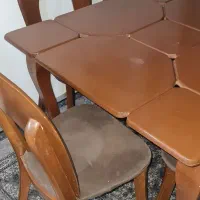 میز غذا خوری ۶ نفره  بدون خت وخش