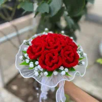 دسته گل مخمل عروس
