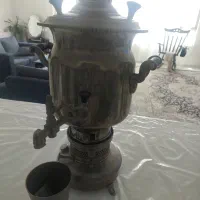 سماور عالی نسب قدیمی و سماور گازی نو