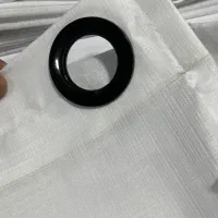 پرده آماده حریر بافت دار