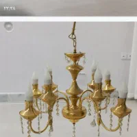 لوستر شاخه ای برنز|لوستر و چراغ آویز|سنندج, |دیوار