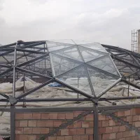 سقف ریلی استخر وجوشکاری سیار