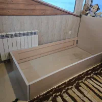 تخت یک نفره ام دی اف|تخت و سرویس خواب|چالوس, |دیوار