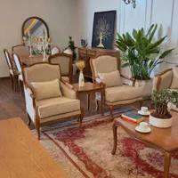 مبل کویین فرانسوی جهیزیه کامل|مبلمان خانگی و میز عسلی|خرمآباد, |دیوار