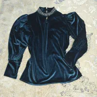 شومیز و بافت سبز یلدایی