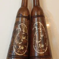 میل باستانی زورخانه ای دکوری چوبی