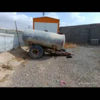تانک آب فلزی تک محور (چرخ دار)|خودرو سنگین|مبارکه, |دیوار