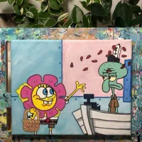 تابلوی نقاشی باب اسفنجی