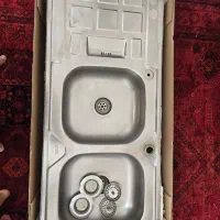 سینک ظرف شویی دو قلو سالم|مصالح و تجهیزات ساختمان|شاهین‌شهر, طالقانی|دیوار