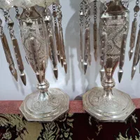 شمعدان نقره|کلکسیون اشیاء عتیقه|شراء, |دیوار