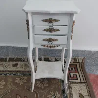 میزتلفن تعویض با گل طبیعی